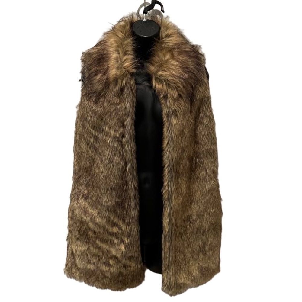 Women’s Fur Vest open front  Small